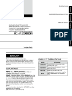 Icom Ic-F29sdr Manual en