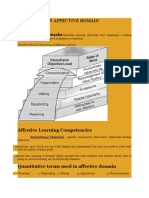 Assessment in Affective Domain