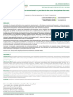 Atenção Plena e Equilíbrio Emocional: Experiência de Uma Disciplina Durante A Pandemia de Covid-19