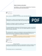 Disciplina 8 - Teste Módulo 1 - Teste Da Leitura Complementar Transtorno Do Espectro Autista Onde Estamos e para Onde Vamos