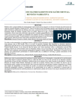 Potencialidades Do Matriciamento em Saúde Mental: Revisão Narrativa