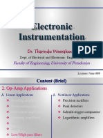 EE254 - LN - 09 - Op-Amp Applications - VI (High-Pass and Low-Pass Filters - Part 3)