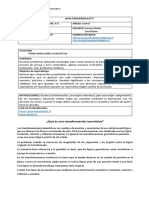 Guía N°4 Transformaciones Isométricas Geometría 8° Básico A y B