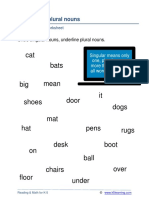 Grade 1 Nouns Singular Plural A