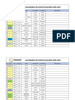 Calendario Eventos Equinos 2023