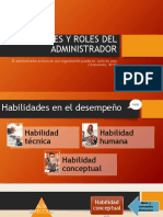 Habilidades y Roles Del Administrador