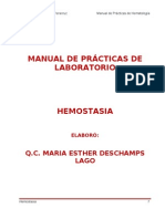 Manual de Practicas de Hemostasia Completo