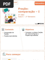 Aula 6 6 Ano Dado Fração