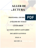 ANÁLISIS D TEMAS LITERARIOS