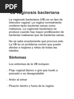 Vaginosis Bacteriana