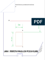 Perspectiva Paralela Con 1PF de Un Cubo