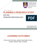 ECC 563 - Topic 2 - Planning A Research Study - ZJ