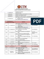 School of Graduate Studies Academic Calendar For 2011/2012 Session