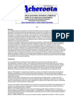 Características Personales, Formativas y Didácticas Requeridas en Un Supervisor Psicoanalítico