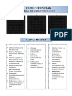 Competencias Del Área de Comunicación - Esquema