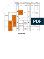 Weekly Timetable Term 1