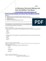 Statistics For Business Decision Making and Analysis Stine 2nd Edition Test Bank