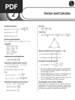 Vector and Calculus: Sin Sin Sin