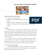 O Desenvolvimento Dos Alunos Com Deficiência Múltipla