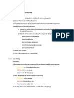 5.1 System Diagnosis 5.1.1 Compressor Start Relay (CSR) Testing Procedure