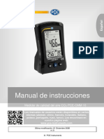 Manual Medidor Calidad Aire Pce CMM 10 v1