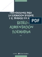 Orientaciones PARA La Formación DOCENTE Y EL Trabajo en Aula