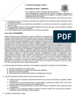 Exercícios de Revisão - Barroco Ceabs