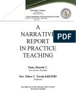 Narrative Report