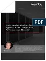 Hyper V Cluster Configuration Performance and Security Whitepaper