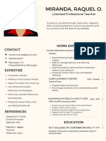 Tan Beige Elegant Professional Copywriter Brand Strategist Resume