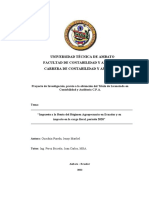 Impuesto A La Renta Del Régimen Agropecuario en Ecuador y Su Impacto en La Carga Fiscal, Período 2020