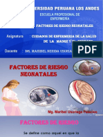 Factores de Riesgo en El Neonato