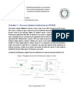 Trabalho 2 - Processos Químicos Industriais No DWSIM