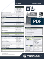 8l Lathe Spec Sheet 1022