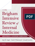 The Brigham Intensive Review of Internal Medicine Question Amp Answer Companion e Book 2nbsped 9780323597210 2017042502