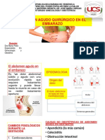 Abdomen Agudo Quirúrgico en El Embarazo