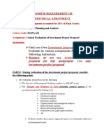 Brief Instruction Regading Individual Assignment