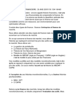 Economie Financiere