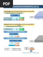 Predimensionamiento de Elementos Estructurales Con Excel