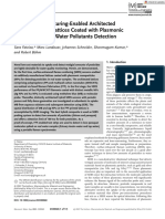 Additive Manufacturing Enabled Architected Nanocomposite Lattices Coated With