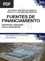 Fuentes de Financiamiento