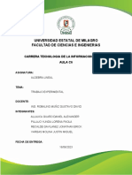 Matrices y Determinantes