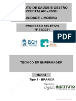 Tecnico em enfermagem-ISHG