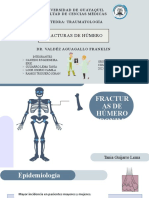 Fracturas de Húmero - Traumatología G9 - Subg2