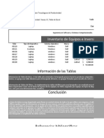 Tabla - Herramientas - Actividad - Sesion 11