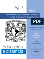 La Formación Del Mi, Del Yo, y Del Otro Generalizado