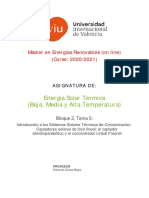 Sistemas Solares Térmicos de Concentración - Manual