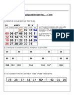 Avaliação Diagnóstica de Matemática 4º Ano