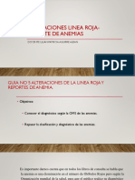 Alteraciones Linea Roja - Reportes de Anemia