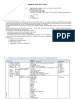 Unidad de Aprendizaje #4 - 4º Grado